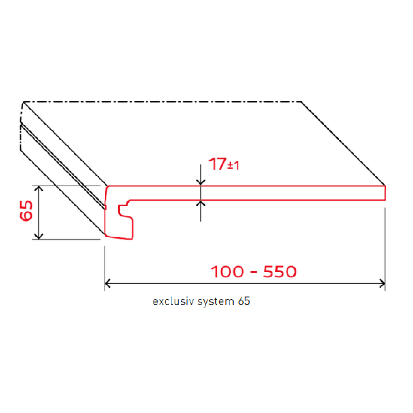 Fensterbank Innen Werzalit Puntinella