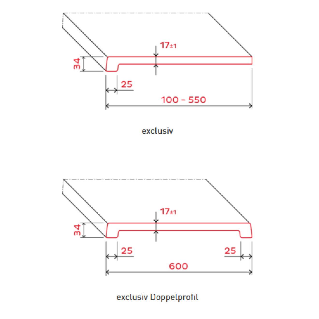 Fensterbank Innen Werzalit Puntinella