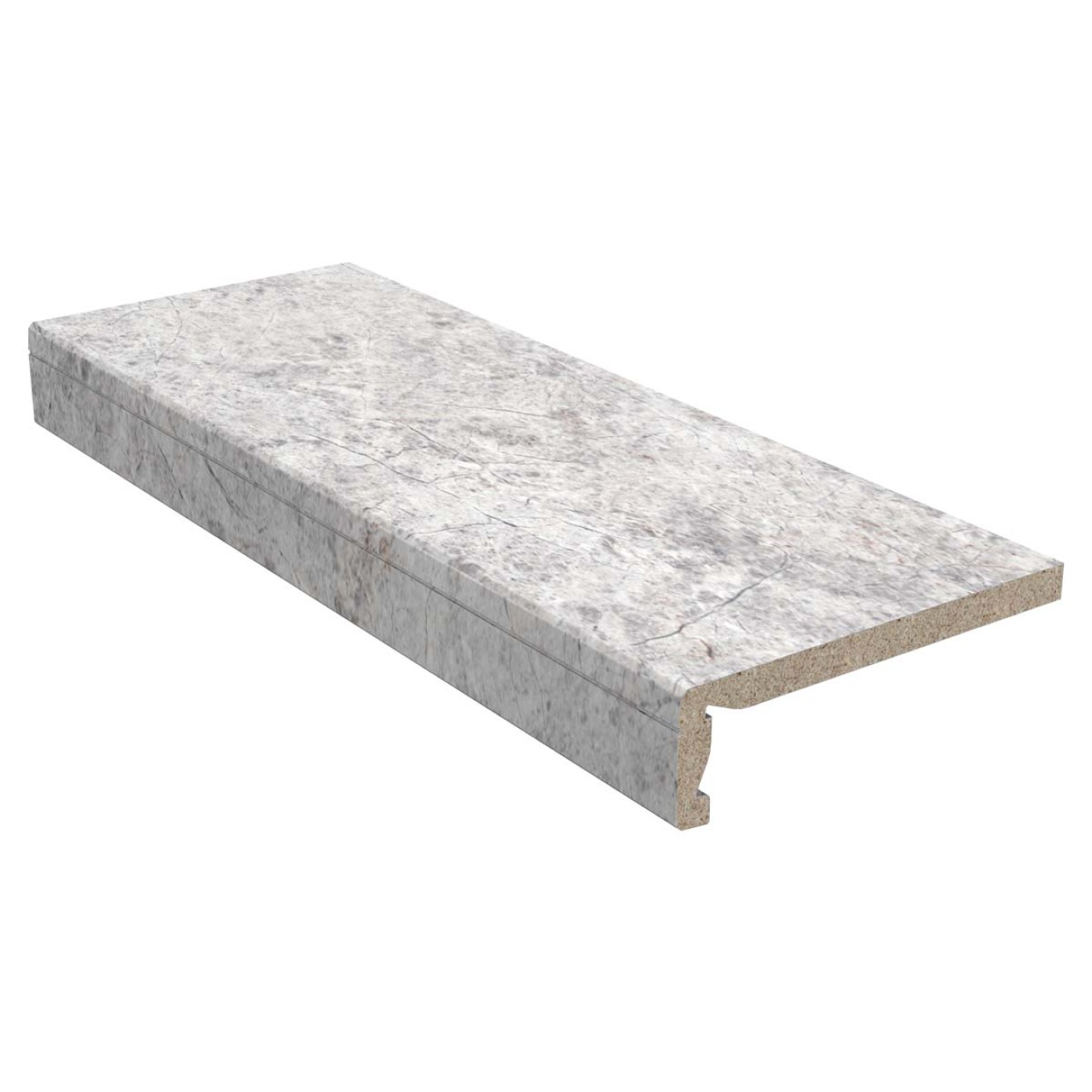 Fensterbank Innen Smokey White Werzalit Compact Blende