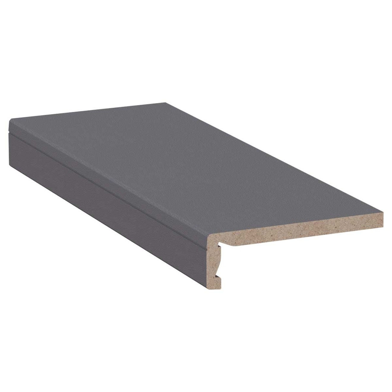 Fensterbank Innen Dunkelgrau Werzalit Compact Blende