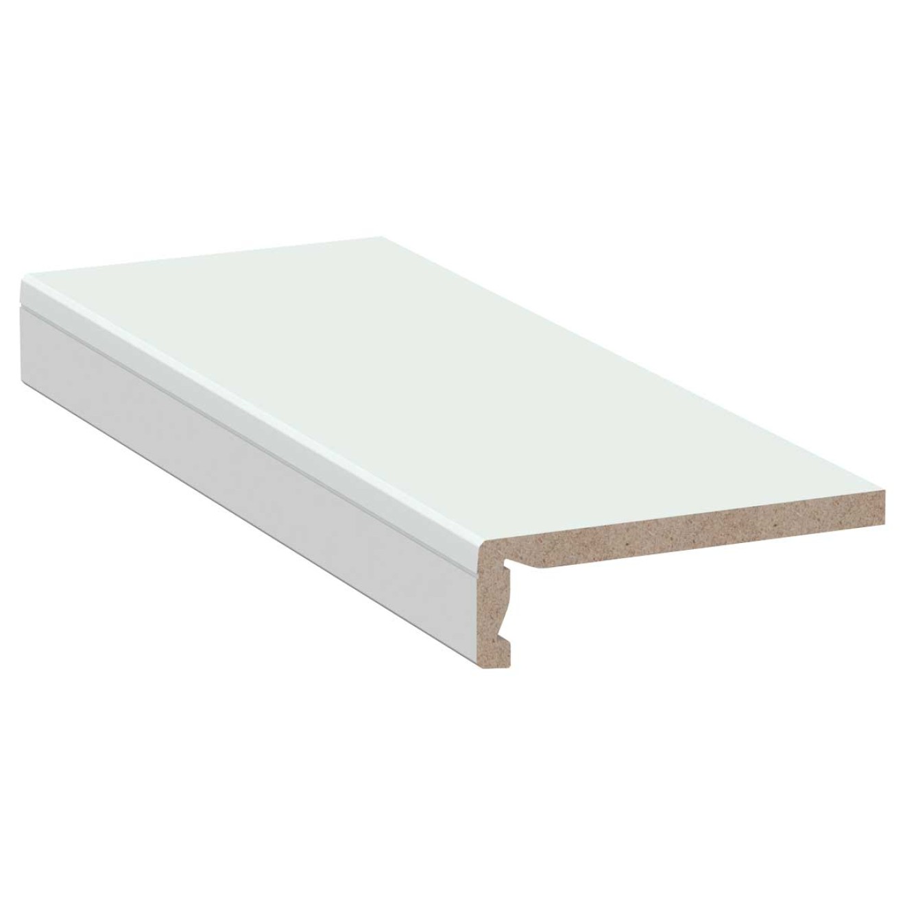 Fensterbank Innen weiß Werzalit Compact Blende