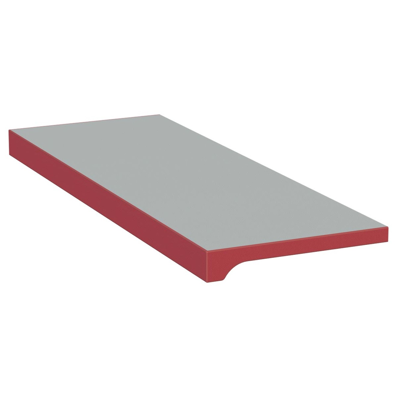 Werzalit Expona hellgrau - rot