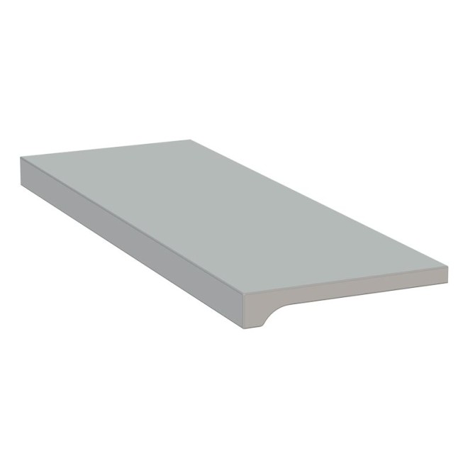 Fensterbank Innen hellgrau glatt Werzalit Expona